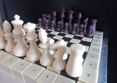 Schachspiel aus Schokolade