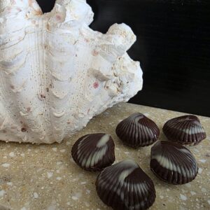 Meeresfrüchte aus Haselnussnougat